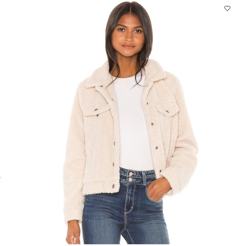 Sanctuary Astoria Faux Shearling Teddy Jacket